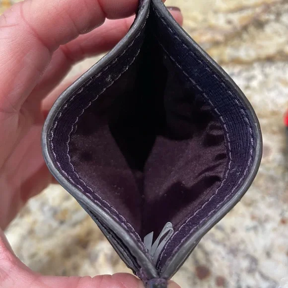 Coach plum color Card Holder - Picture 3 of 5